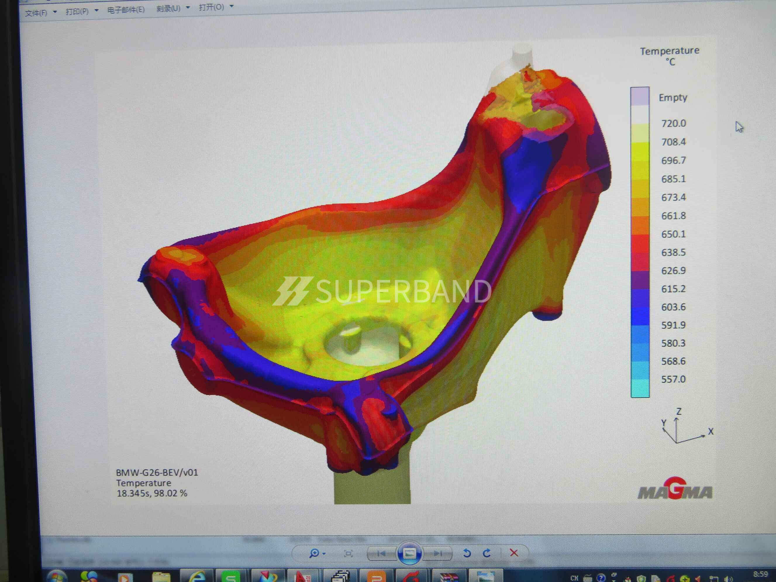 Chassis Mold Flow Analysis